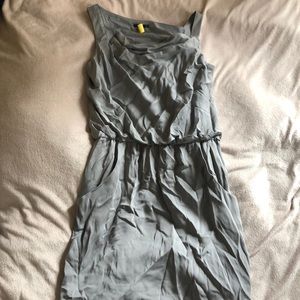 Grey theory mid length dress